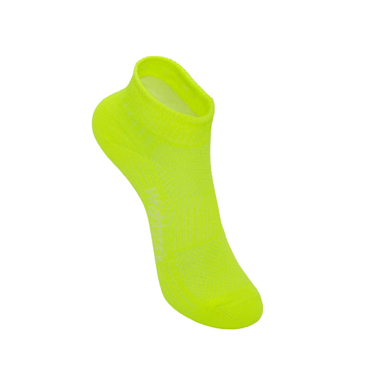 Kids CoolMesh, Double Layer, Lo Quarter, Yellow socks.
