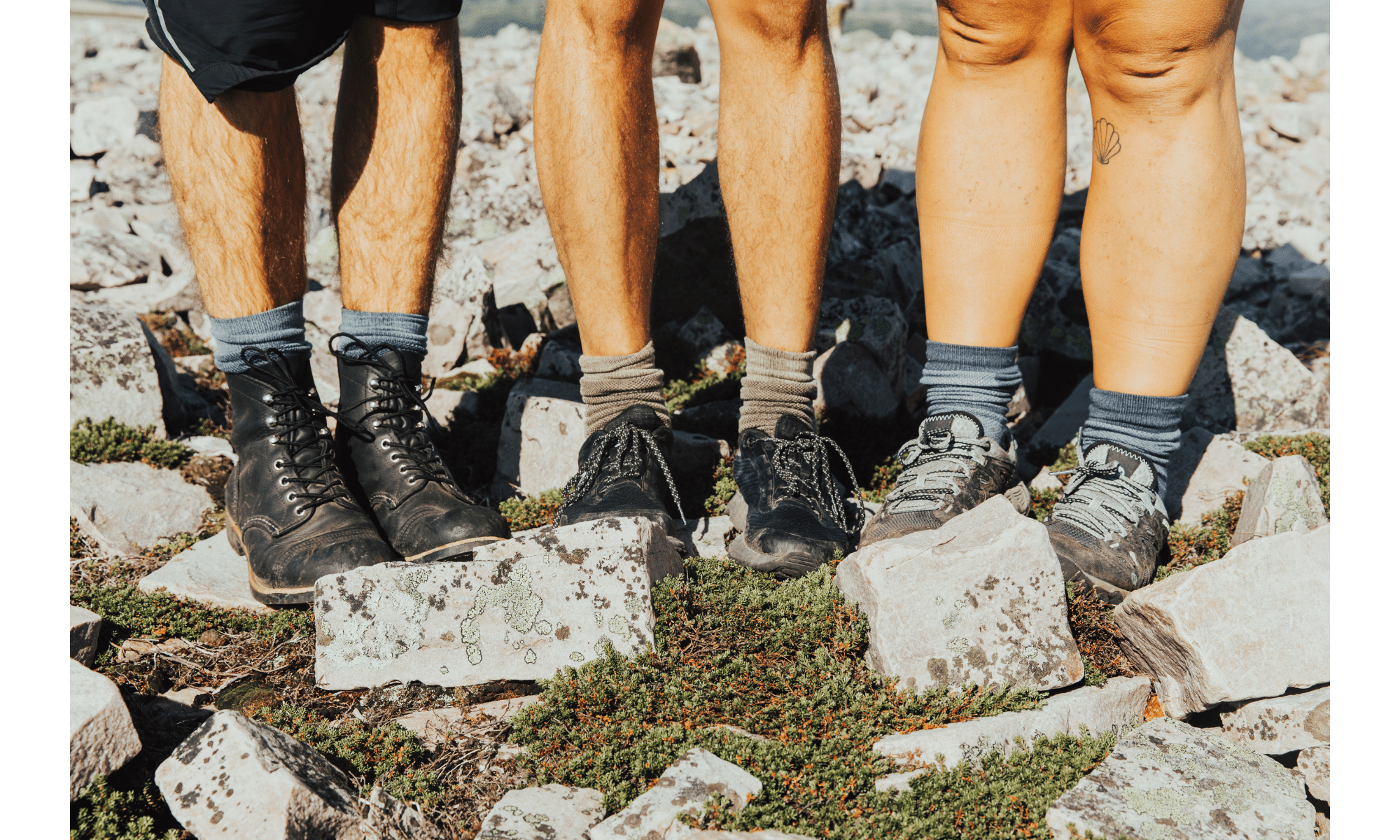 people with light cushion blister free socks