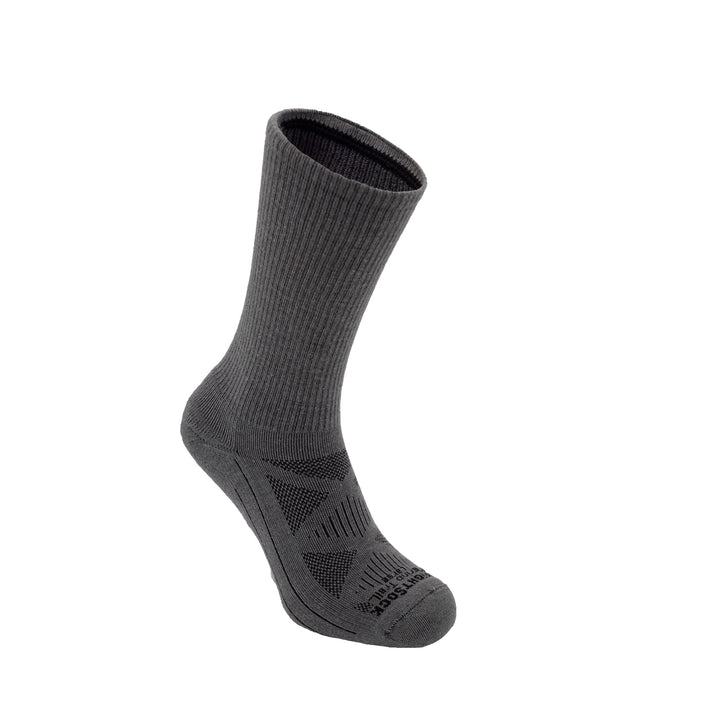 Merino Trail, Crew Length, Charcoal Grey.