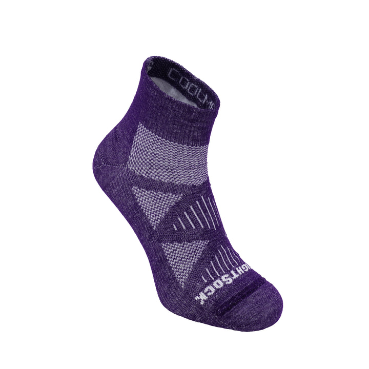 CoolMesh II Cushion style, Quarter height, Wildberrry sock.