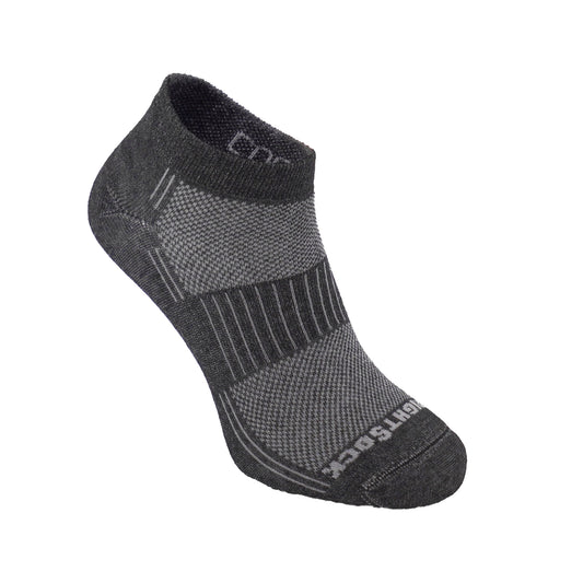 CoolMesh II Low Quarter, Black Marl, socks.