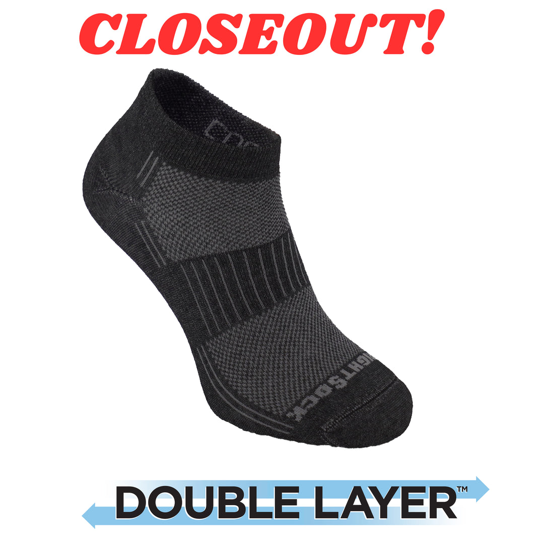 CoolMesh Two, Double Layer, Lo Quarter, Black Marl.