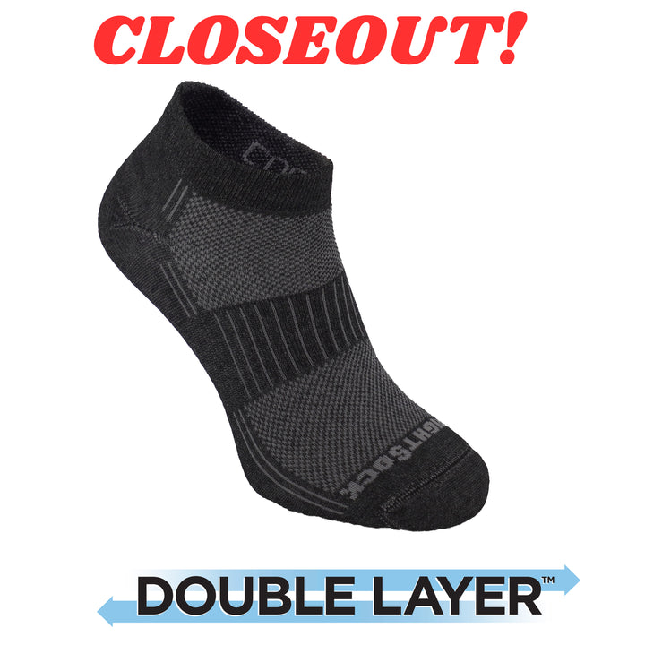 CoolMesh Two, Double Layer, Lo Quarter, Black Marl.