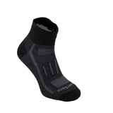 Endurance, Double Layer, Quarter, Black socks.